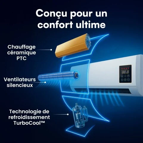 Coolizi TurboCool PTC technology graphic